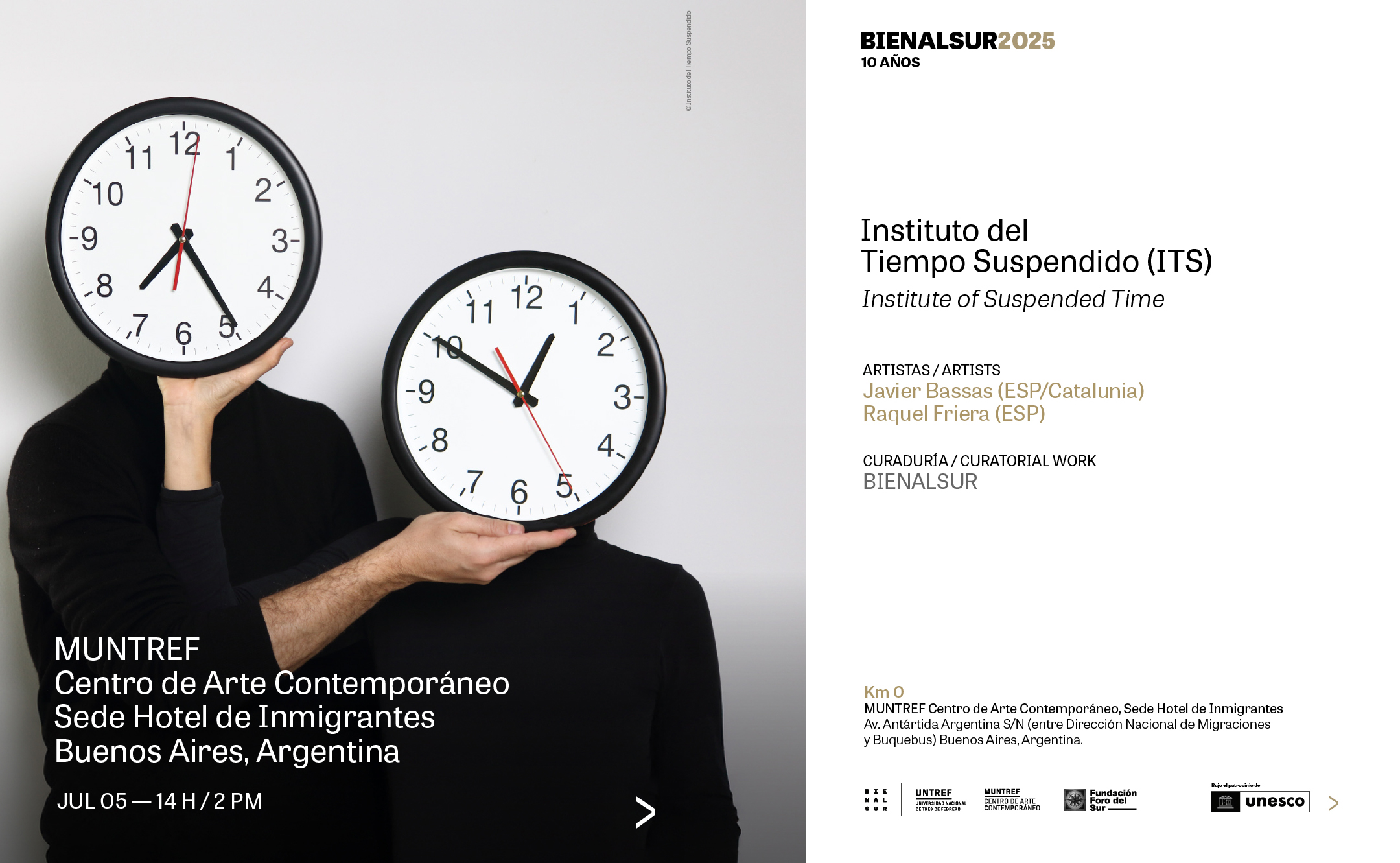 Inauguramos sede del ITS en Buenos Aires (Bienal Sur)